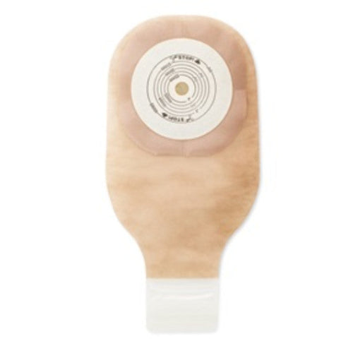 Hollister Premier One-Piece Drainable Ostomy Pouch – Flat FlexWear Barrier, Lock 'n Roll Microseal Closure Cut-To-Fit