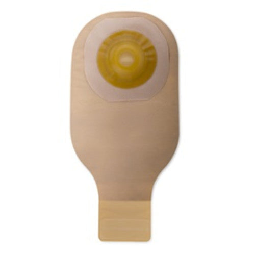 Hollister Premier One-Piece Drainable Ostomy Pouch – Convex Flextend Barrier, Clamp Closure, Tape, Pre-Cut