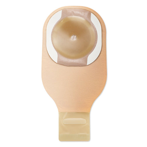 Hollister Premier One-Piece Drainable Ostomy Pouch – Flat CeraPlus Barrier, Lock 'n Roll Microseal Closure, Tape, Filter, Pre-Cut
