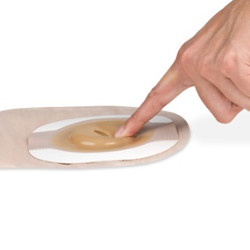 Premier One-Piece Drainable Ostomy Pouch – Soft Convex Flextend Barrier, Viewing Option, Lock 'n Roll Microseal Closure, Tape, Filter