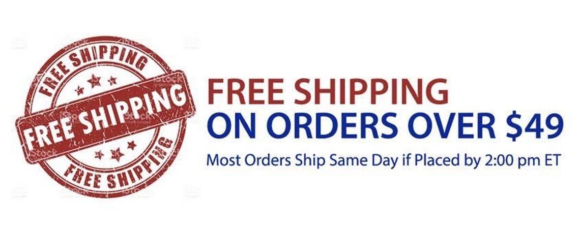 Free Shipping over $49